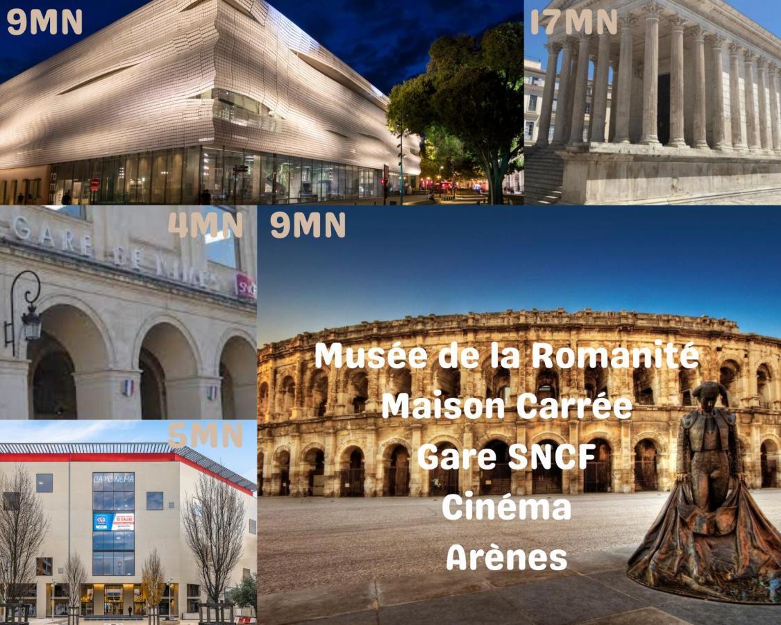 דירות Appart Cosy Terrasse Gare De נים מראה חיצוני תמונה